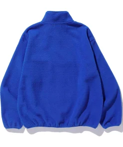 BUTTON-UP FLEECE PULLOVER