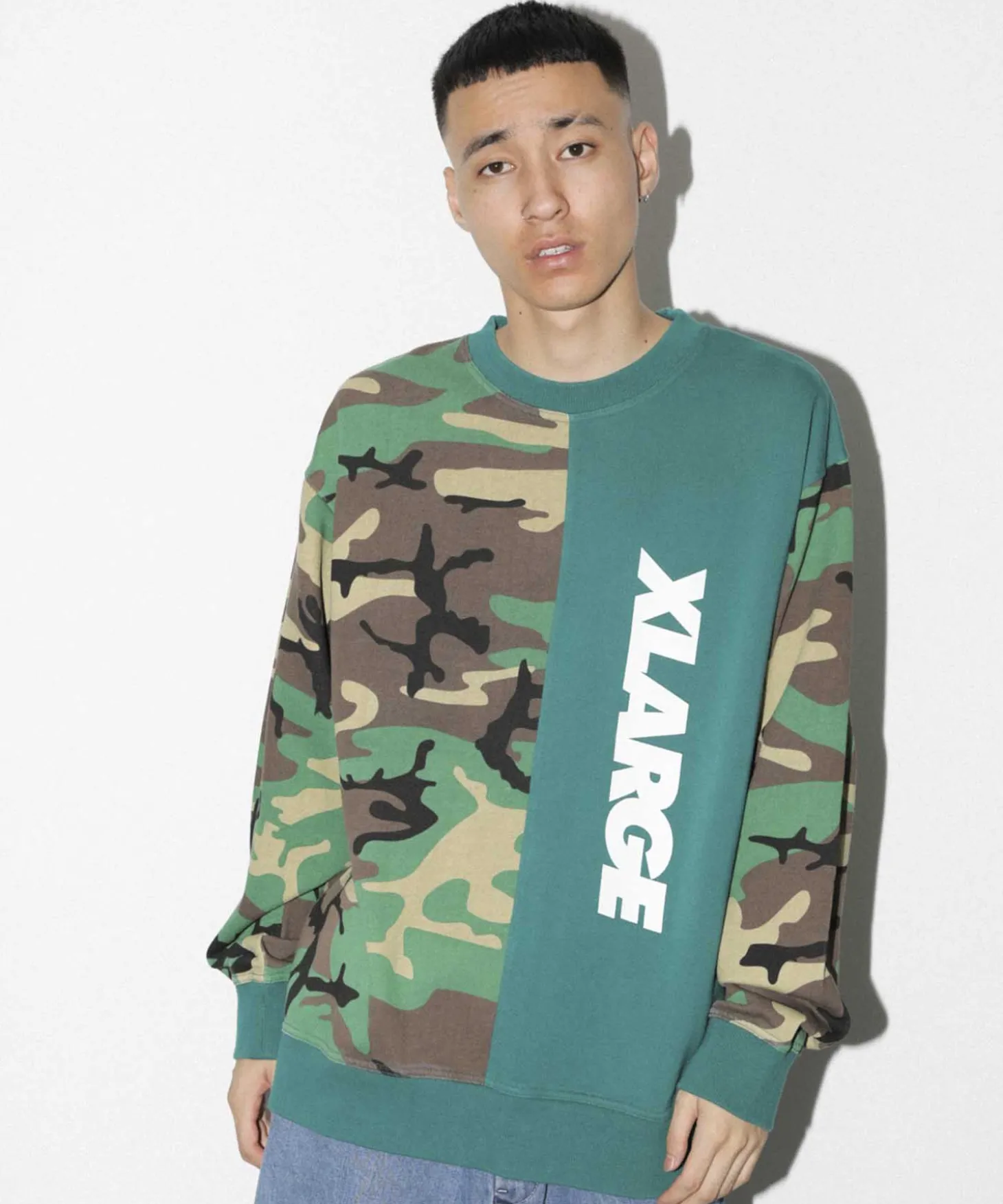 CAMO CREWNECK SWEAT