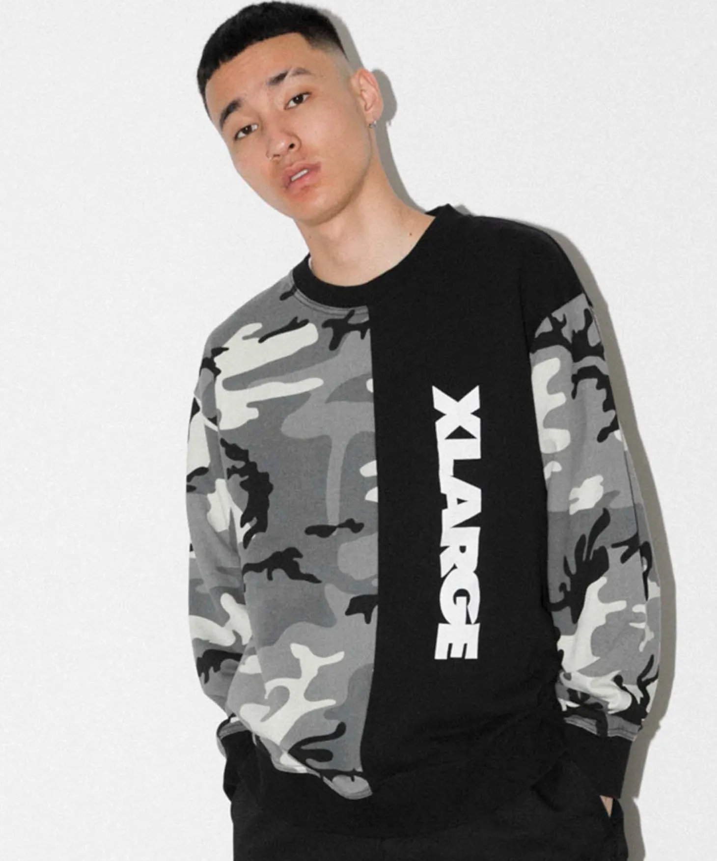 CAMO CREWNECK SWEAT