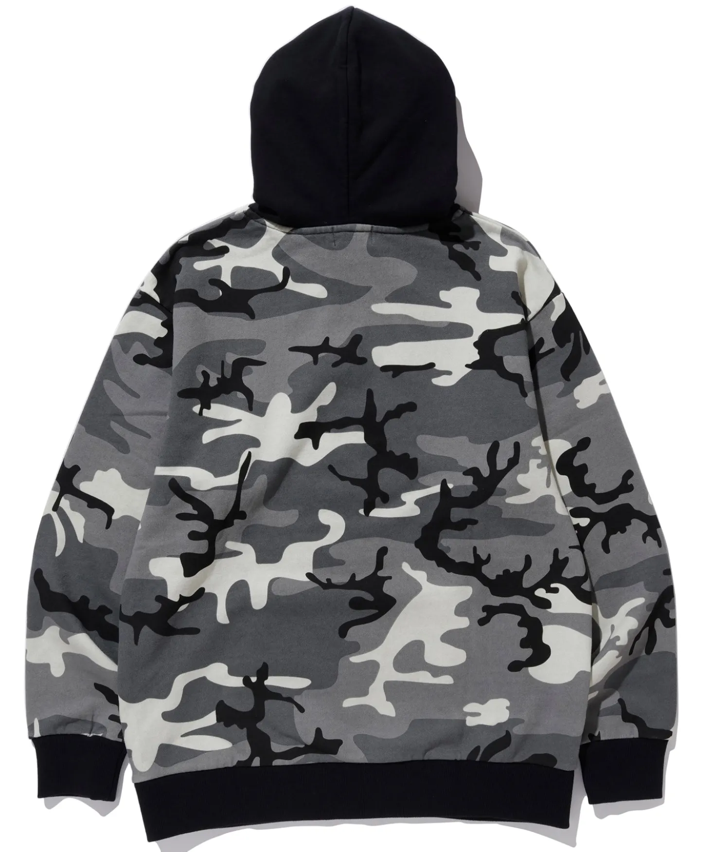 CAMO PULLOVER HOODED SWEAT