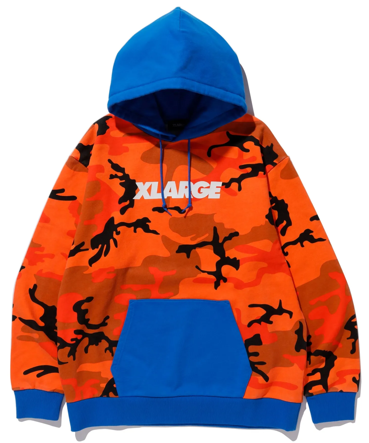 CAMO PULLOVER HOODED SWEAT