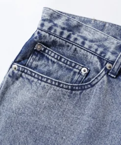 CHEMICAL WIDE DENIM PANTS