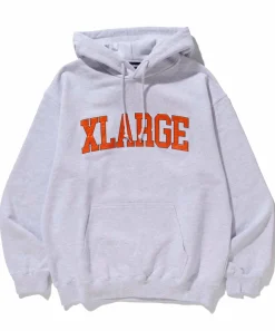 COLLEGE LOGO HOODED SWEATSHIRT