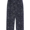 DISCHARGE PRINT DENIM PANTS