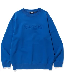EMBOSSING STANDARD LOGO CREWNECK SWEAT