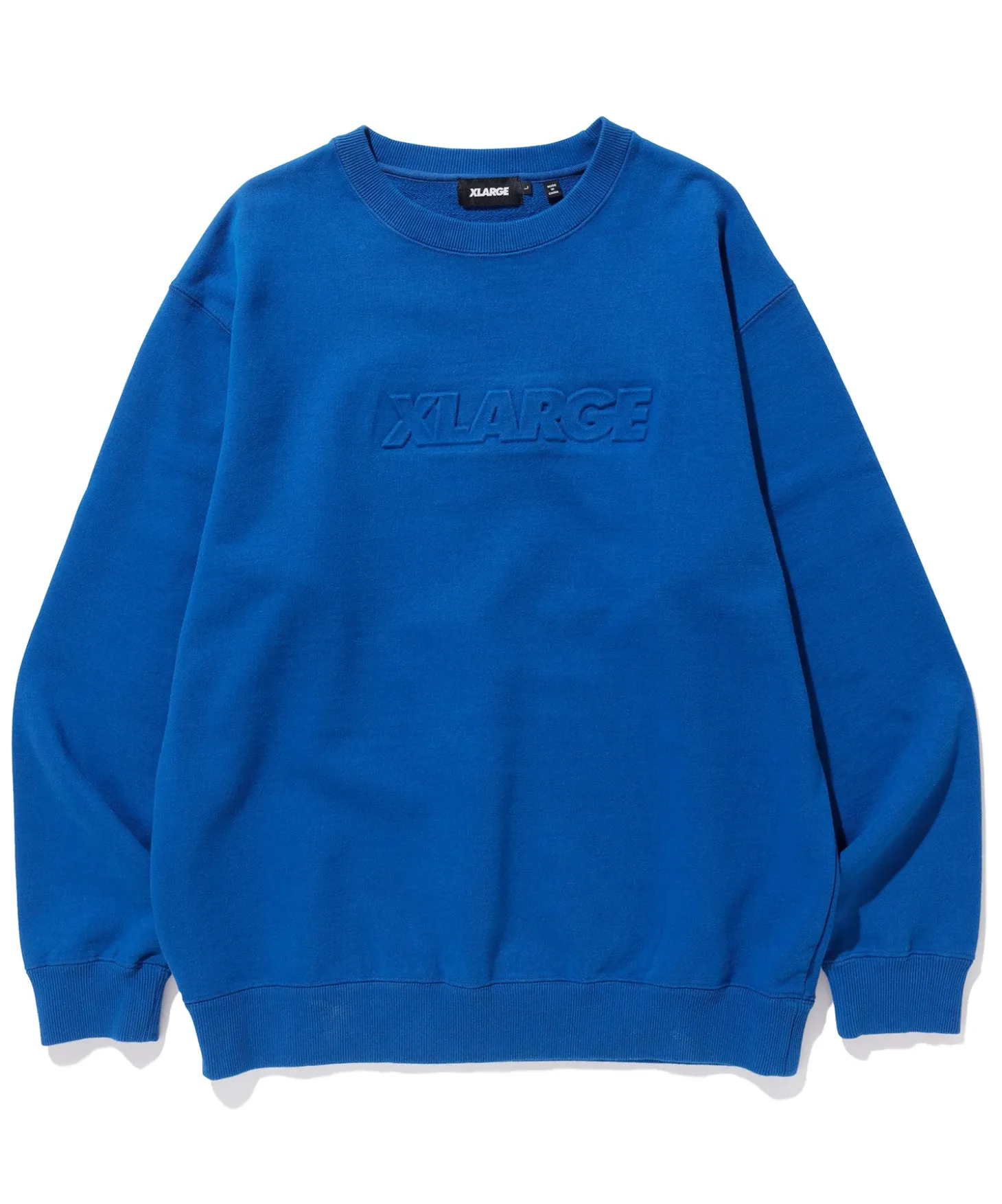 EMBOSSING STANDARD LOGO CREWNECK SWEAT