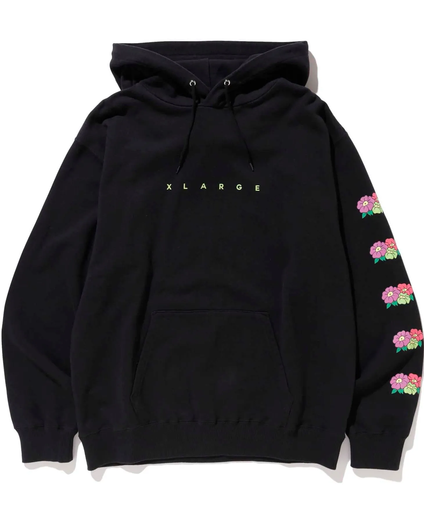 FLOWER LOGO PULLOVER HOODED SWEAT