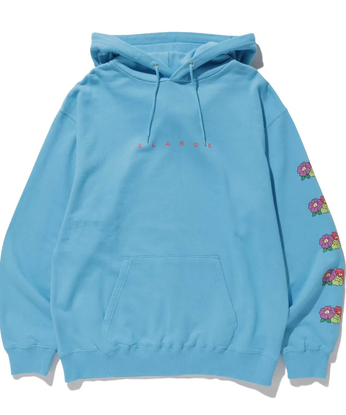 FLOWER LOGO PULLOVER HOODED SWEAT