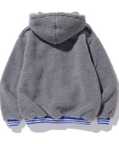 HALF ZIP BOA HOODIE