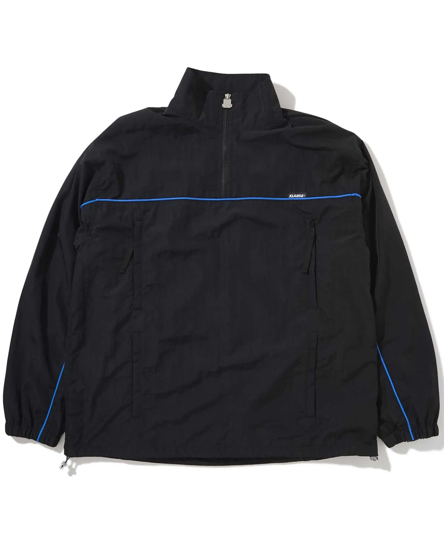 HALF ZIP NYLON PULLOVER JACKET