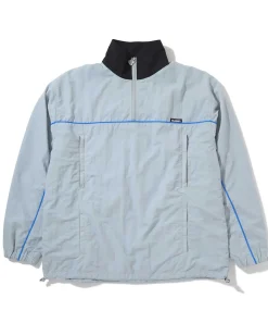 HALF ZIP NYLON PULLOVER JACKET