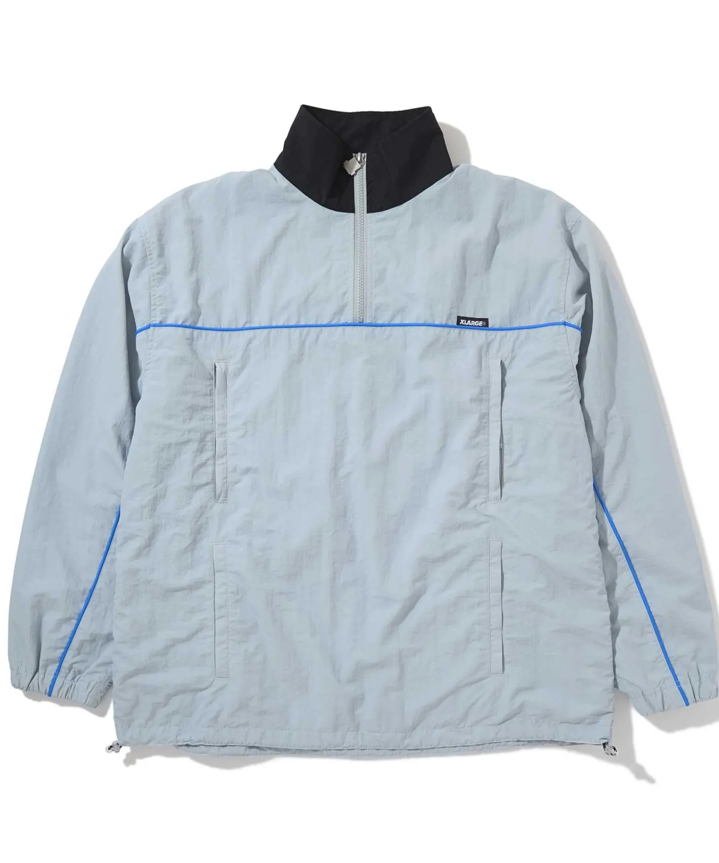 HALF ZIP NYLON PULLOVER JACKET