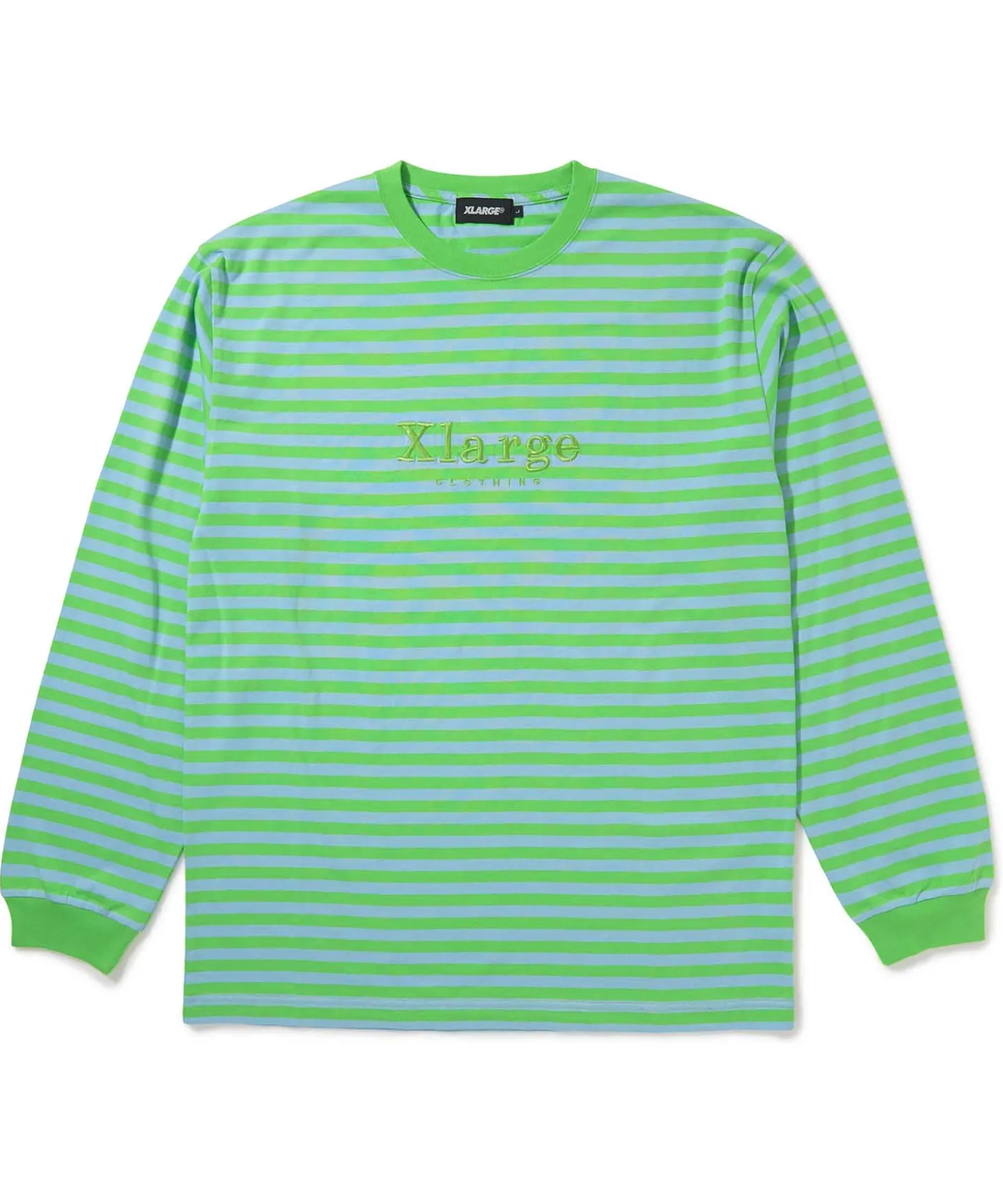 L/S EMBROIDERY BORDER TEE