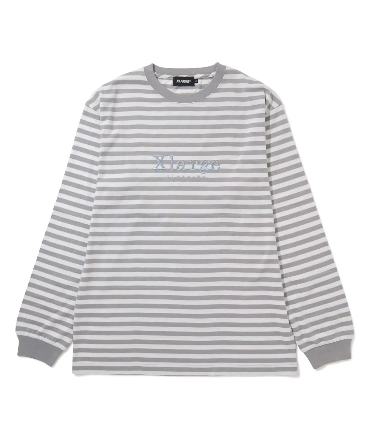 L/S EMBROIDERY BORDER TEE
