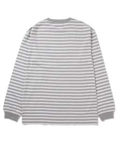 L/S EMBROIDERY BORDER TEE