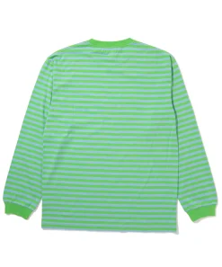 L/S EMBROIDERY BORDER TEE
