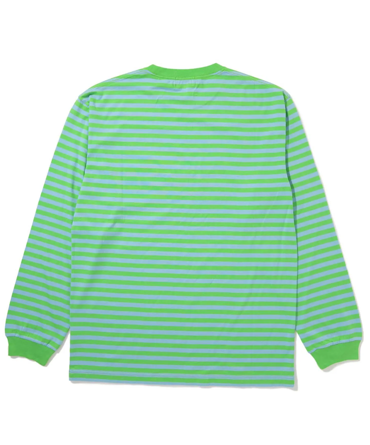 L/S EMBROIDERY BORDER TEE