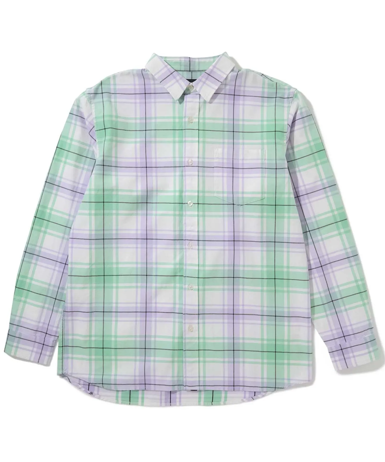 L/S PLAID PATTERN SHIRT