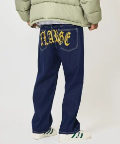OLD ENGLISH LOGO DENIM PANTS