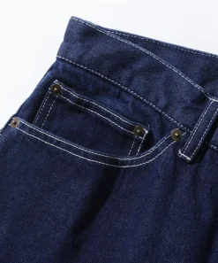 OLD ENGLISH LOGO DENIM PANTS