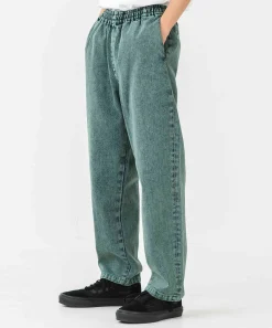 OVERDYED DENIM EASY PANTS