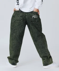 OVERDYED DENIM PANTS