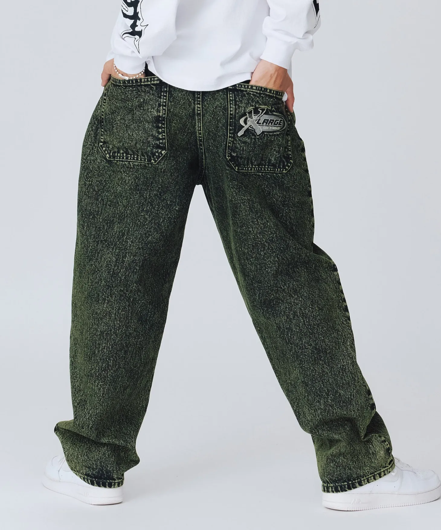 OVERDYED DENIM PANTS