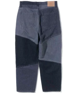 PANELED WORK DENIM PANTS