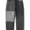 PATCHWORK DENIM PANTS
