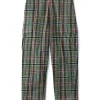 PLAID CARGO PANTS