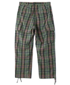PLAID CARGO PANTS