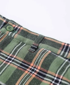 PLAID CARGO PANTS