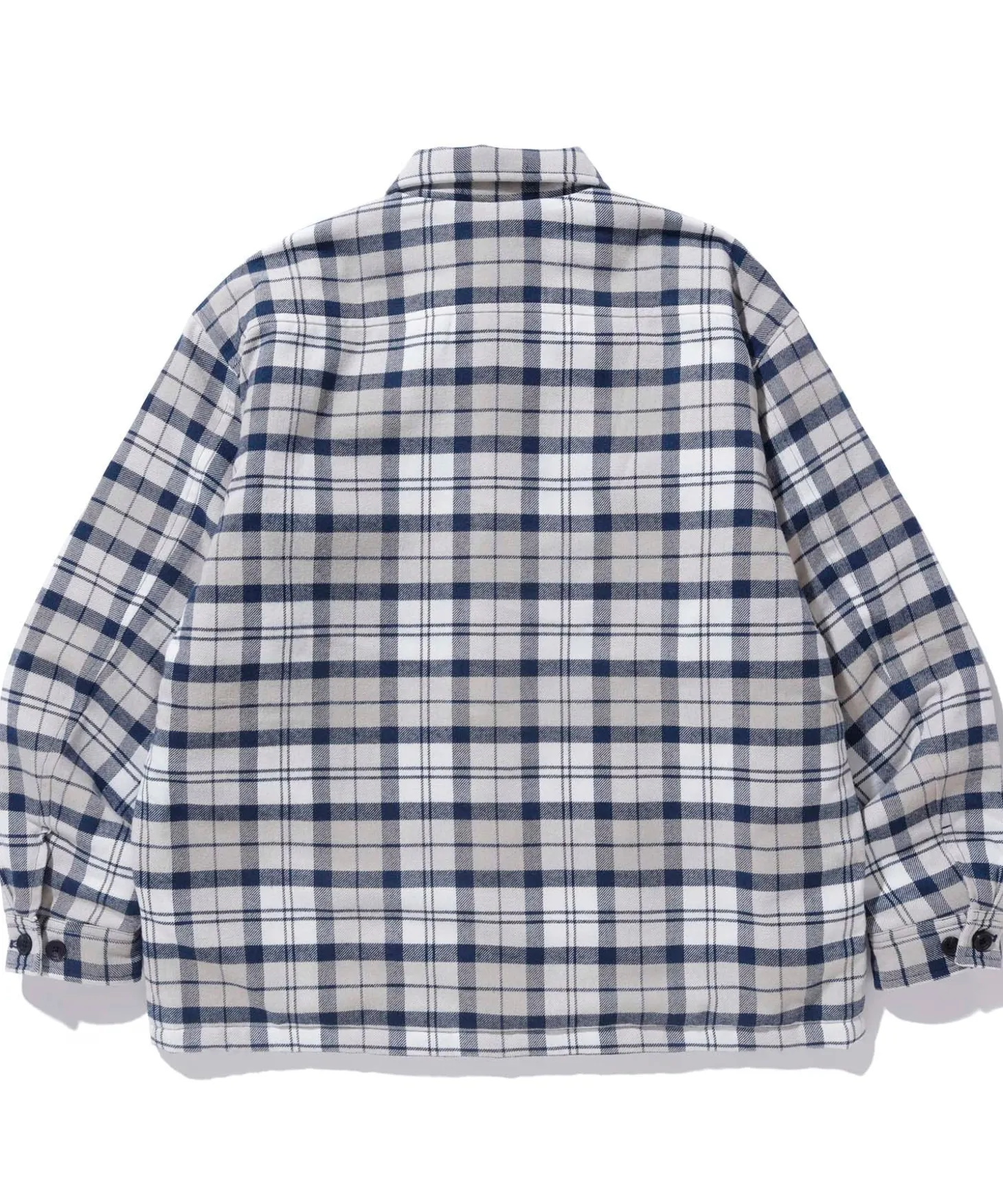QUILTED CHECK SHIRT JACKET