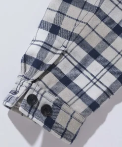 QUILTED CHECK SHIRT JACKET