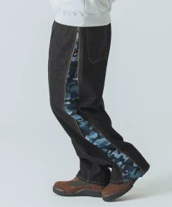 SIDE ZIP DENIM PANTS