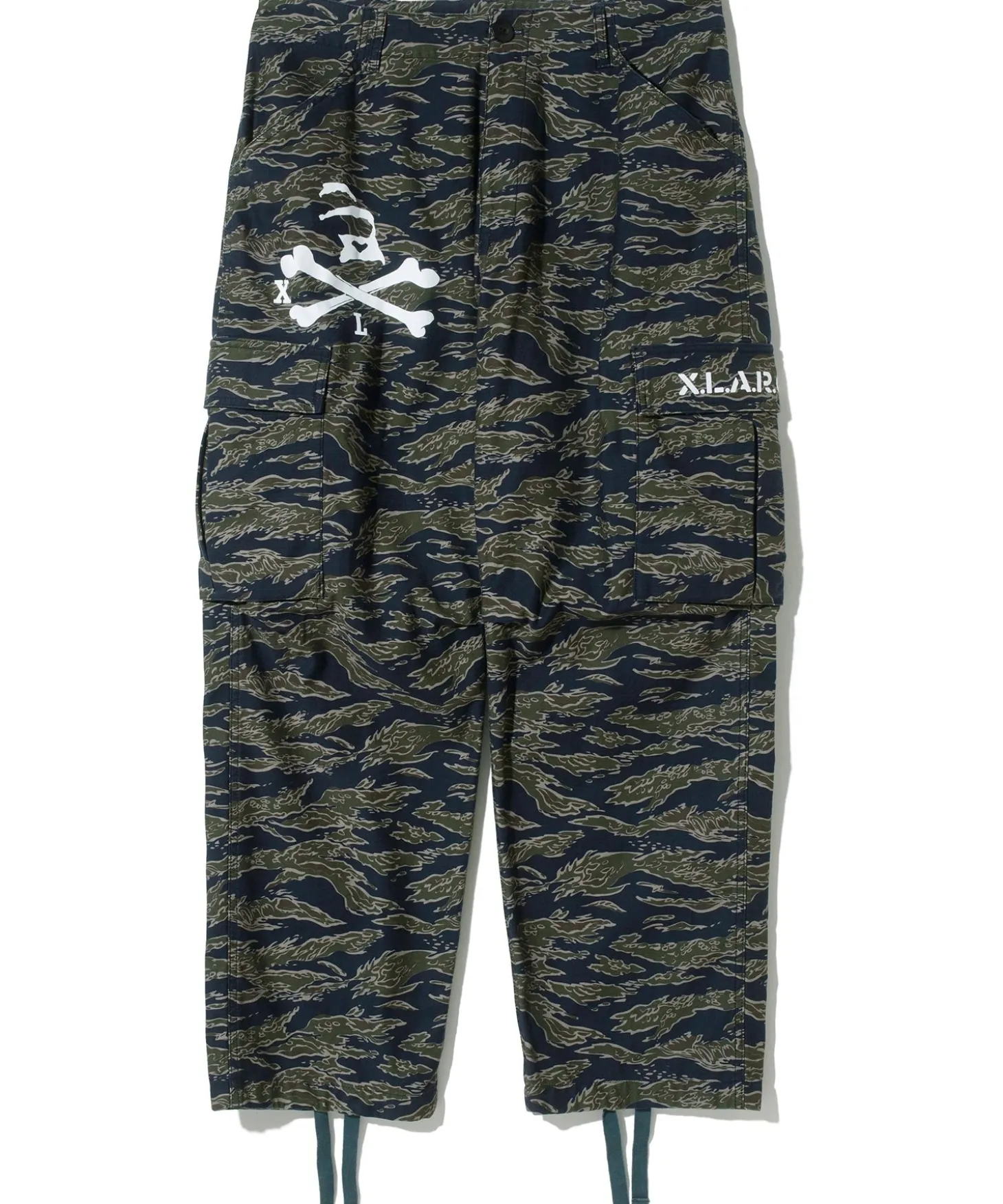SKULL CAMO CARGO PANTS