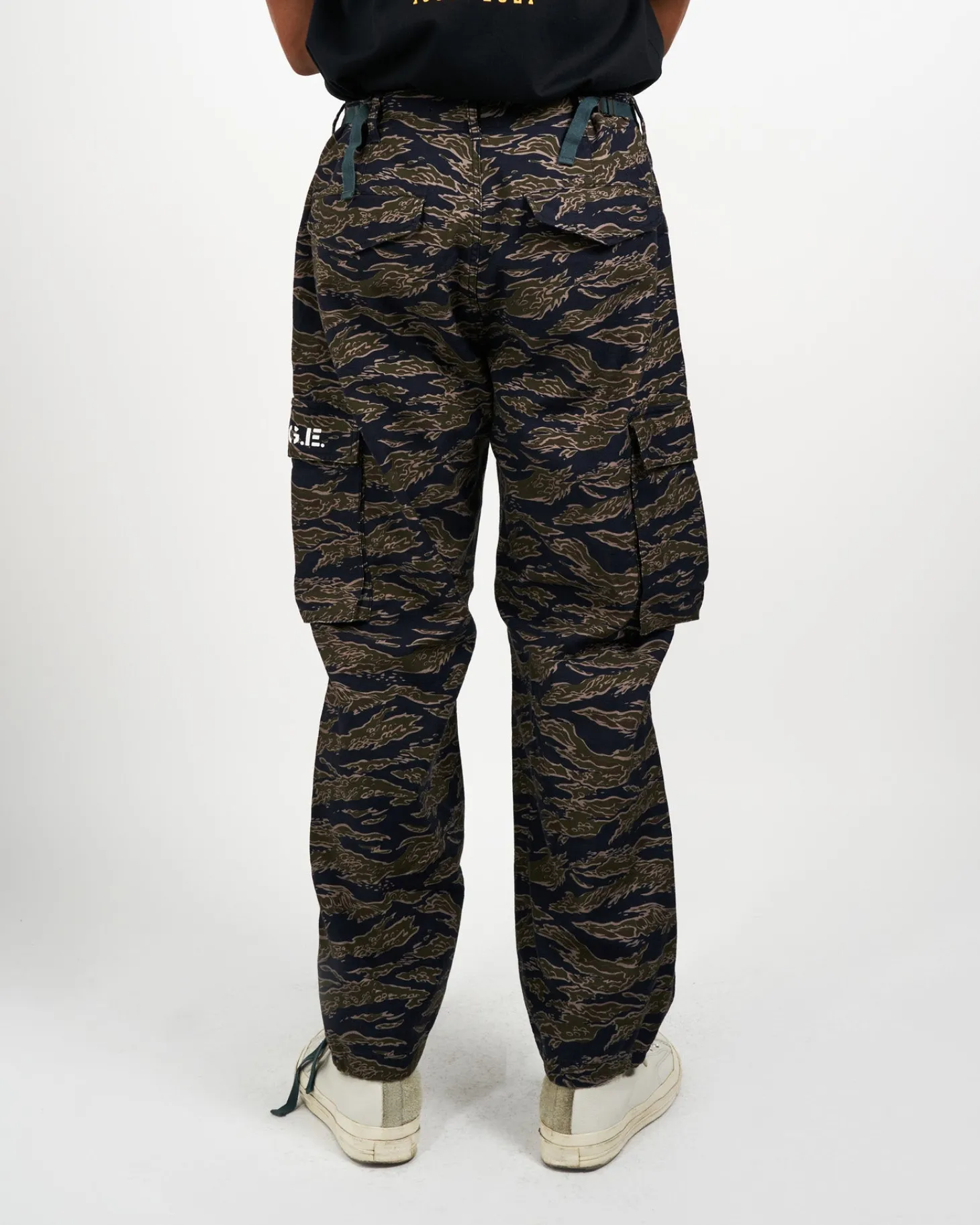 SKULL CAMO CARGO PANTS