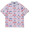 S/S ALLOVER PRINT RUGBY SHIRT