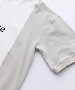 S/S COLORBLOCK HALF ZIP-UP SWEAT