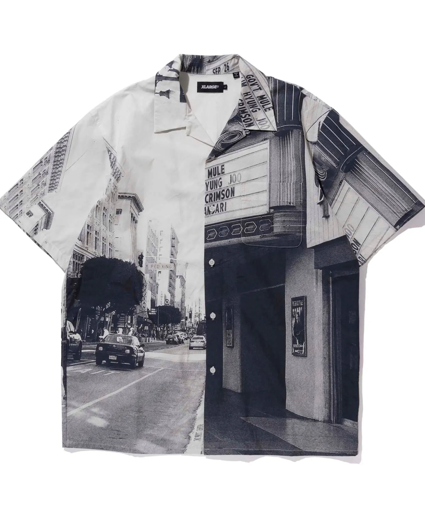 S/S OPEN COLLAR SHIRT