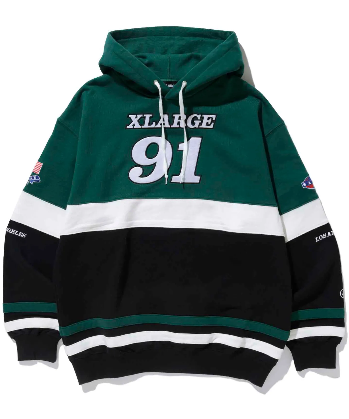 TEAM PANELED HOODED SWEAT