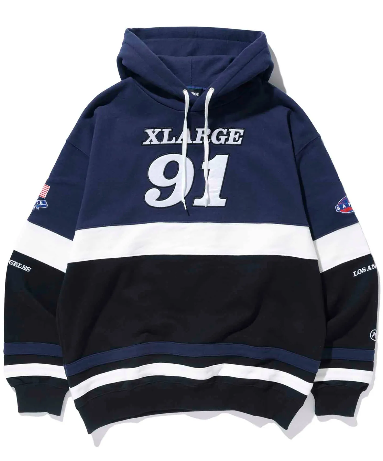 TEAM PANELED HOODED SWEAT