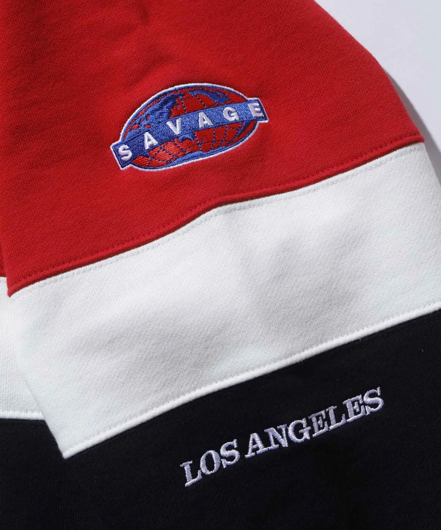 TEAM PANELED HOODED SWEAT