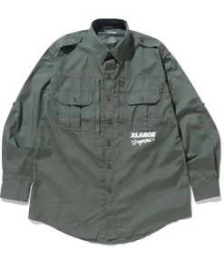 XLARGE x Dragon76 BD ARMY L/S SHIRT