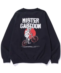 XLARGE x MR.CARTOON CREWNECK SWEAT SHIRT