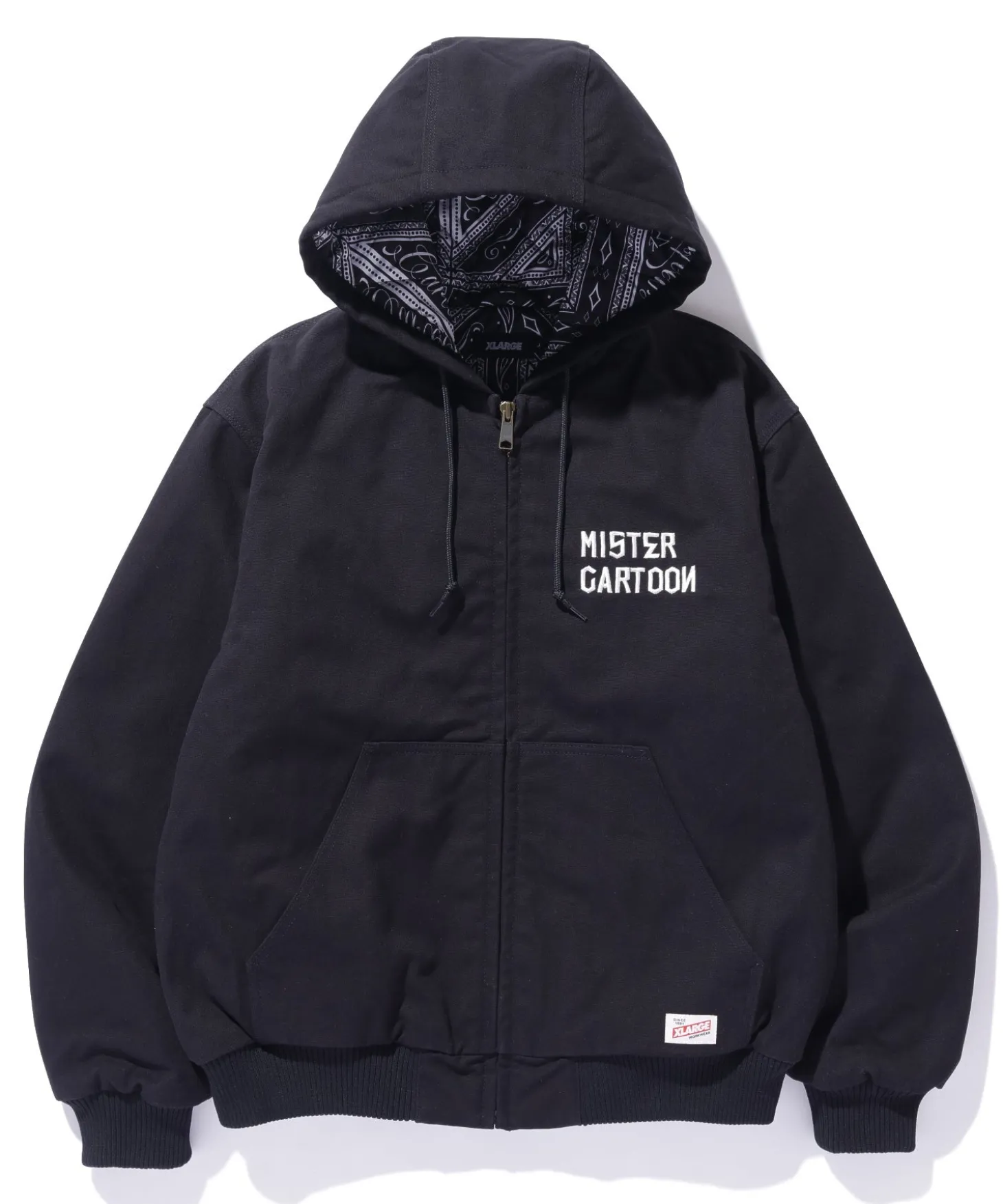 XLARGE x MR.CARTOON HOODED WORK JACKET