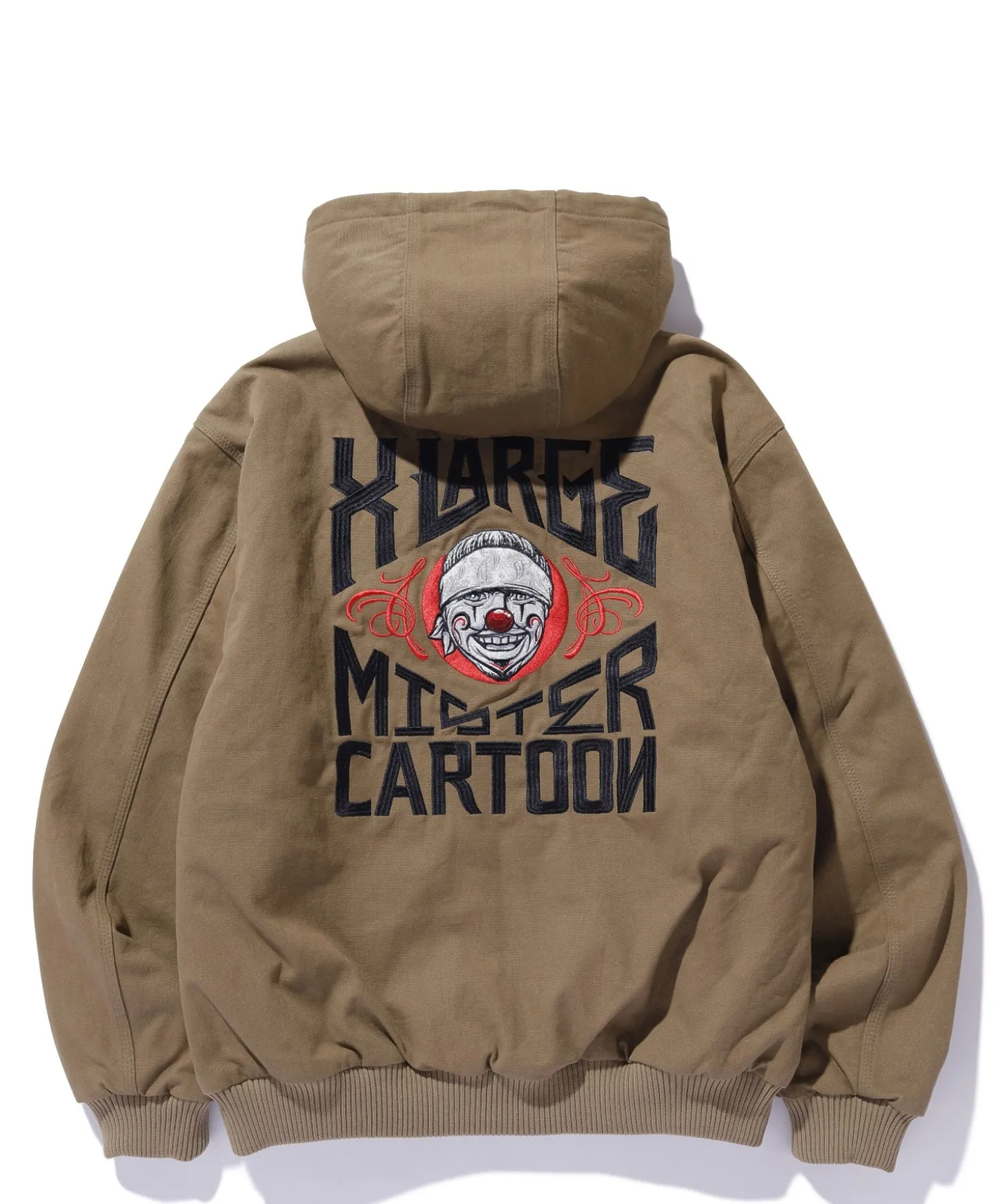 XLARGE x MR.CARTOON HOODED WORK JACKET